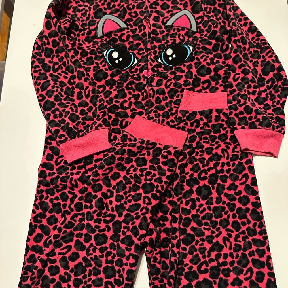 Joe Boxer Pink and Black Leopard Onesie